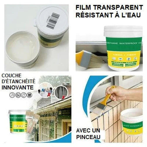 Colle transparente et étanche (Pinceaux offerts)