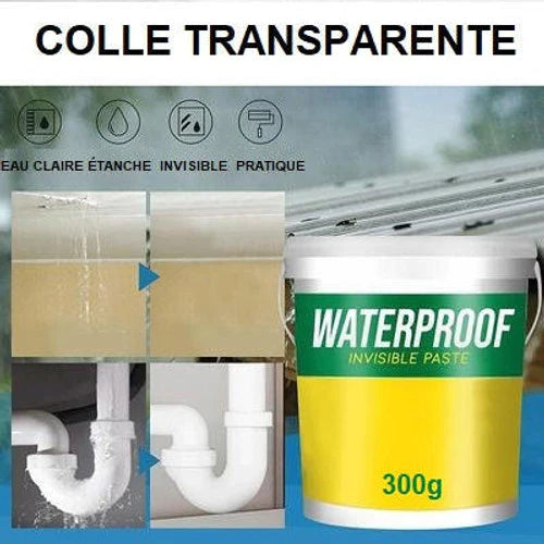 Colle transparente et étanche (Pinceaux offerts)